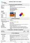 MATERIAL SAFETY DATA SHEET. 1. Product and Company Identification