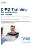 CIPD Training. Our qualifications and courses