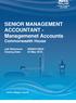 SENIOR MANAGEMENT ACCOUNTANT - Managemenet Accounts Commonwealth House. Job Reference: G Closing Date: 04 May 2018