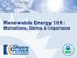 Renewable Energy 101: Motivations, Claims, & Importance