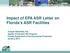 Impact of EPA ASR Letter on Florida s ASR Facilities
