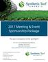 2017 Meeting & Event Sponsorship Package