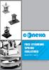Free-Standing Spring Isolators. Model FDS 1 and 2. Cataloque/Product Info, Okt 2013, Published by: PT Conexa Blower Indonesia