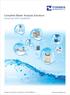 COD. Turbidity. Complete Water Analysis Solutions Enhancing OEM Capabilities. Conductivity. Salinity TOC. Nitrate