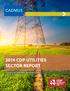 CADMUS 2014 CDP UTILITIES SECTOR REPORT. Covering S&P 500 Public Reporting Utilities