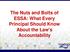 The Nuts and Bolts of ESSA: What Every Principal Should Know About the Law's Accountability