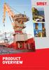 PRODUCT OVERVIEW DESIGN & CONSTRUCTION OF OFFSHORE EQUIPMENT: ACCESS LIFTING DRILLING PIPELAY SPECIALS
