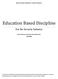 Education Based Discipline