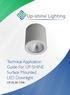 Technical Application Guide For UP-SHINE Surface Mounted LED Downlight
