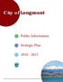 City of Longmont. Public Information. Strategic Plan