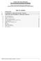 Office of Community Renewal state funded program: Mobile and Manufactured Housing Replacement Program (MMHR) TABLE OF CONTENTS