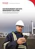 GAS MEASUREMENT AND DATA MANAGEMENT SOLUTIONS