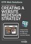 CREATING A WEBSITE REDESIGN STRATEGY