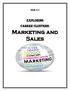 Unit 2-i. Exploring Career Clusters: Marketing and Sales