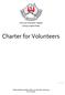 Charter for Volunteers