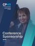 Conference Sponsorship 2019 CPHRBC.CA