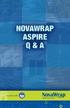 NOVAWRAP ASPIRE Q & A