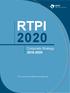 RTPI Corporate Strategy The voice of professional planning. Corporate Strategy