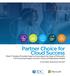 Partner Choice for Cloud Success