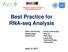 Best Practice for RNA-seq Analysis