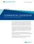 Commercial Leadership