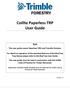 Coillte Paperless TRP User Guide