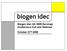 Biogen Idec Q Earnings Conference Call and Webcast. October 21 st 2008