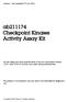 ab Checkpoint Kinases Activity Assay Kit