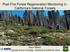 Post-fire Forest Regeneration in the California s National Forests