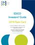 EDCO Investors Guide 2018 Rate Card