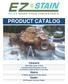 PRODUCT CATALOG. Cleaners. Ultra-Safe Clean & Etch Encapsulating Degreaser & Prep Architectural Reveal Etch & Top Cast Stains