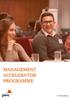 MANAGEMENT ACCELERATOR PROGRAMME. PwC s Academy