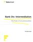 Bank Dis-Intermediation