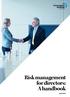Risk management for directors: A handbook