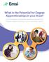 What is the Potential for Degree Apprenticeships in your Area?