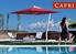Capri A side pole parasol with a modern and elegant design, which rotates 360 around its base and is easily opened by means of a crank handle. Ideal f