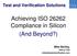 Achieving ISO Compliance in Silicon (And Beyond?)
