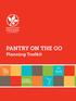 Pantry on the Go Event Planning Toolkit
