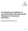 The Benefits and Challenges of Internationalisation/Europeanisation Strategies for Educational Institutions