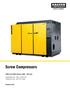 Screw Compressors. DSD and ESD Series ( hp) Capacities from: 544 to 1522 cfm Pressures from: 80 to 217 psig. kaeser.com