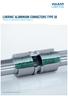 LOKRING ALUMINIUM CONNECTORS TYPE 50 TECHNICAL DOCUMENTATION & SUBMITTAL VERSION 1.5