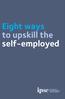 Eight ways to upskill the self-employed