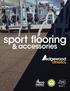 sport flooring &accessories RECYCLED CONTENT