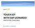 TOUCH IOT WITH SAP LEONARDO PROTOTYPE CHALLENGE REQUIREMENTS SUBMISSION
