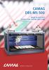 CAMAG DBS-MS 500 DRIED BLOOD SPOT EXTRACTION SYSTEM FOR LC-MS