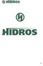 Contents: HIDROS PVC-U WASTE WATER SYSTEMS... 3 SPECIFICATIONS:... 3 PHYSICAL AND MECHANICAL PROPERTIES OF PVC-U RAW MATERIAL...