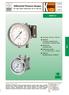 MAN-U. Differential Pressure Gauges. for high static pressures up to 200 bar. Housing: 100 mm, 150 mm