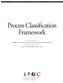 Process Classification Framework. Developed By APQC s International Benchmarking Clearinghouse In Partnership With Arthur Andersen & Co.