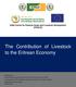 The Contribution of Livestock to the Eritrean Economy