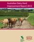 Australian Dairy Herd Improvement Report 2012